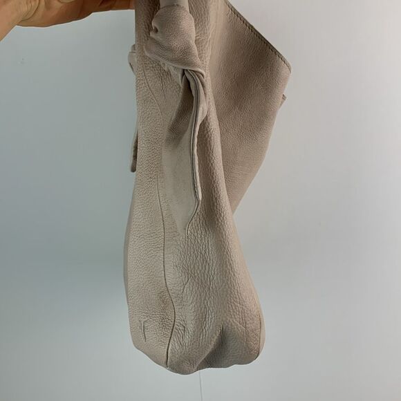 Frye Nora Knotted Hobo Shoulder Tote bag Purse CREAM soft leather - Picture 7 of 11